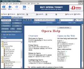 Screenshot von Opera - Anklicken zum Vergrößern